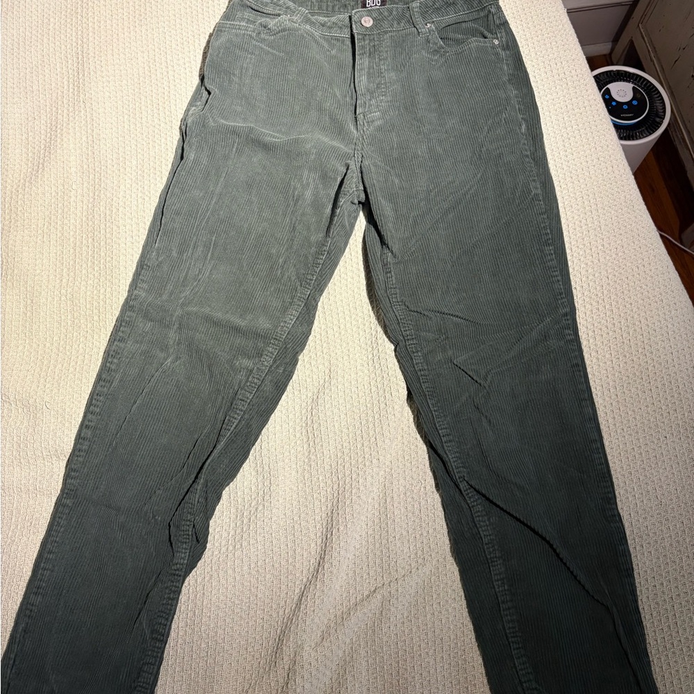 Green Corduroy Pants